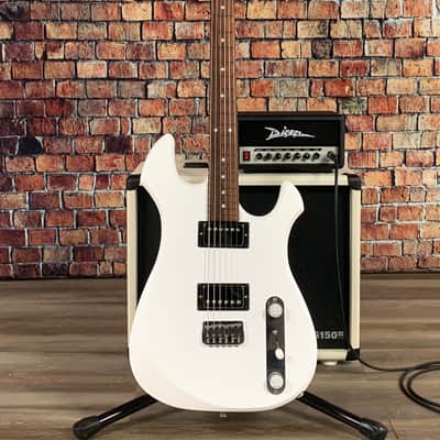 Moon Guitars Eclipse Blood Moon (U.S. Series) 2023 - Lunar White Pearl image 1