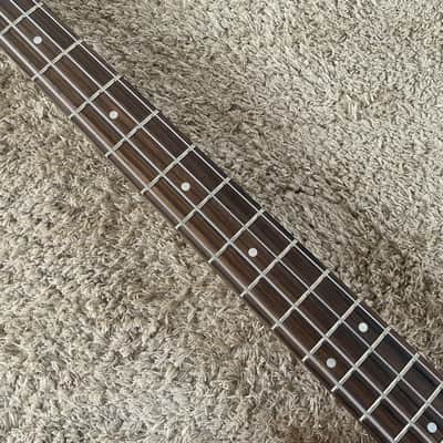Red SX 4 String Precision Bass Style, Basswood Body with Maple Neck, Rosewood Fingerboard image 14