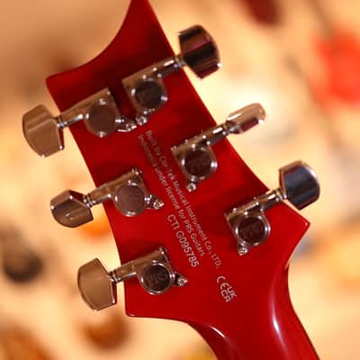 PRS SE Custom 24-08 Electric Guitar - Charcoal Cherry Burst 5785 image 13