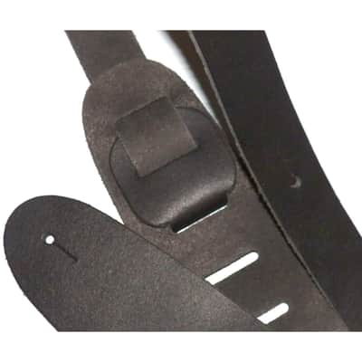 Perri's Leathers P25M-75 Leather Guitar Strap with Floral Art Fabric Design image 3
