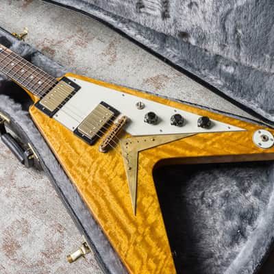 Echopark Flamed Korina Flying V Albert 58 Custom image 6