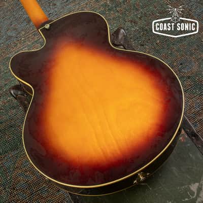 1977 Yamaha AE2000 Archtop Jazz Box (L-5 copy) Made in Japan w/ case image 9