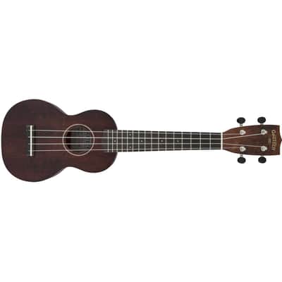 Gretsch G9100-L Soprano Long-Neck Ukulele with Gig Bag, Vintage Mahogany Stain image 12