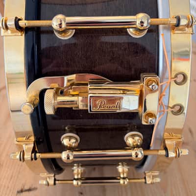 Pearl M-1946 50th anniversary snare 14x5.5” 1996 - #Black mist image 14