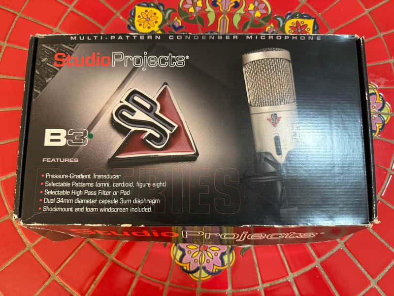 Studio Projects B3 Large Diaphragm Multi-Pattern Microphone 2010s - Silver image 1