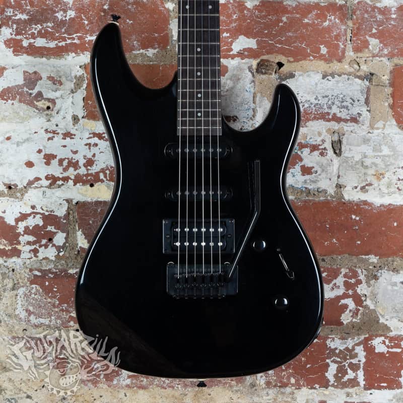 Aria Pro II The Warrior SSH仕様 Floyd搭載 Aria Pro II The Warrior WR-403 1989 Black MIJ Japan | Reverb