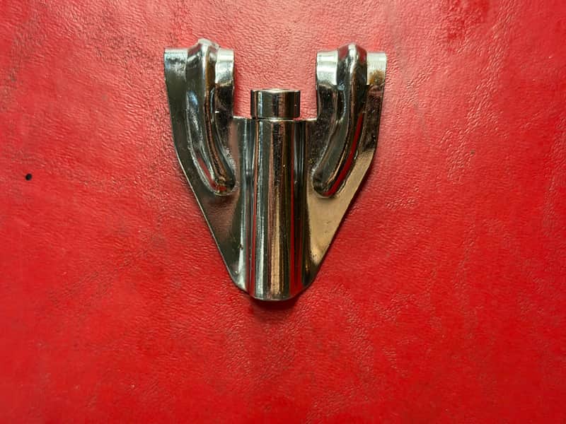 DW 1990s Camco Style Reproduction Bass Drum Claw - Chrome image 1
