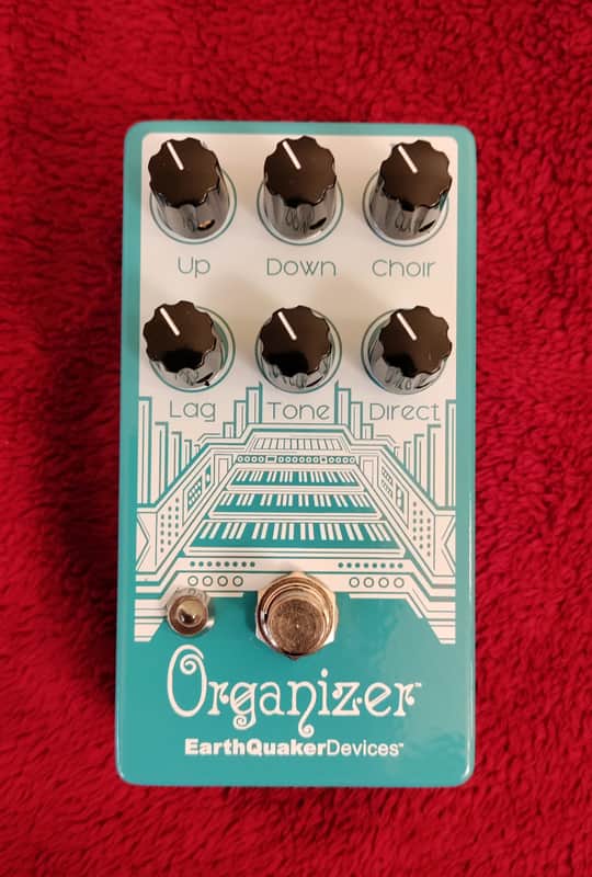 EarthQuaker Devices Organizer Polyphonic Organ Emulator V2 2017 - Present Teal / White Print image 1