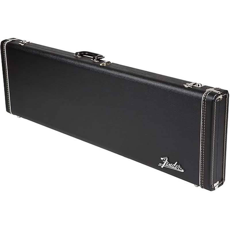 Fender G&G Deluxe Jazz Bass Hardshell Case, Black with Orange Plush Interior, Fender Amp Logo 2016 image 5