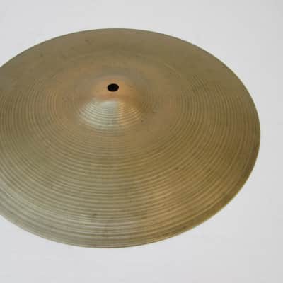 Avedis Zildjian 14" Cymbal 1960s  New Beat Hi Hat Bottom ?  1238 Grams "Good" Condition image 5