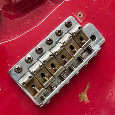 Fender Custom Shop 1960 Heavy Relic Stratocaster Body with hardware  ‘60 Strat 2013 - Faded Dakota Red Nitro image 9