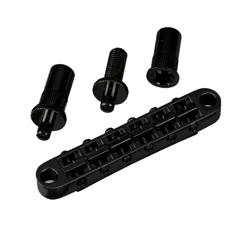 Gotoh  Nashville Style Tune-o-matic Bridge GE103B-T Stud Mount (Black) image 1