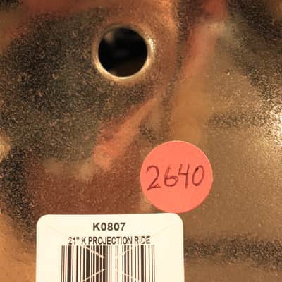 Zildjian K Zildjian Projection Ride 21" Cymbal - Demo! image 7
