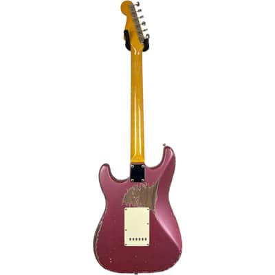 Fender MJT 60s Reissue Stratocaster - Burgundy Mist - Heavy Relic image 4