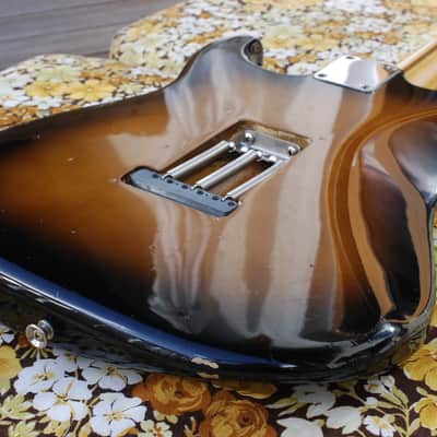 Squier Stratocaster 57' RI 1982 JV Japan Export 3,17kg! USA Fullerton Black Bobbins PUs 100% orig ! image 17