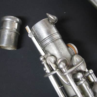 Conn Alto Sax, Vintage, Silverplate ?? 1924/25 ?? Silver image 8