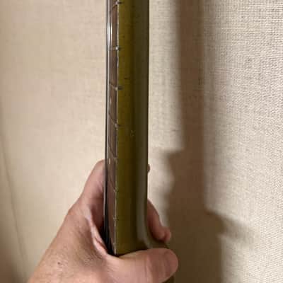 1953-1954 Kay K-136 Green Peanut Stratotone H-44 Two Tone Guitar image 11