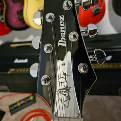 COA Signed by Paul Stanley, Ace Frehley, Vinnie Vincent, Ibanez PS120-BK Black image 5