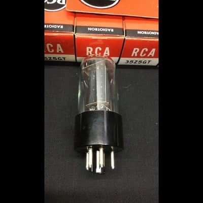 Full Sleeve (5) NOS RCA 35Z5GT Rectifier Radio AA5 Vacuum Tubes Tested 1.9630 image 2