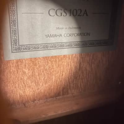 Yamaha CGS102A Student 1/2 Size Classical Guitar 2010s - Natural image 3