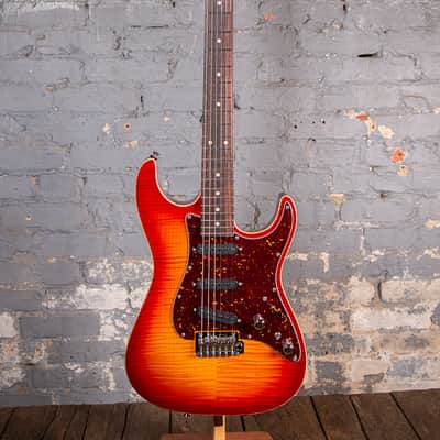 Tom Anderson Guitarworks Drop Top Classic 2026 - Cherry Burst w/Binding image 1