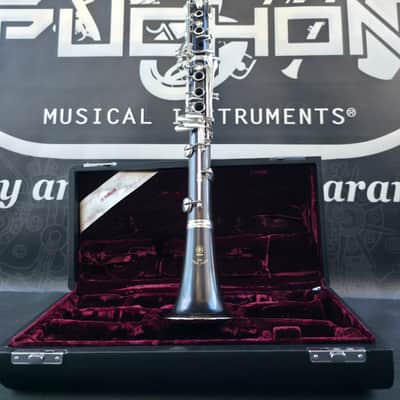Yamaha YCL-650 Grenedilla  Wood Bb Clarinet Silver Keys - Professional image 1