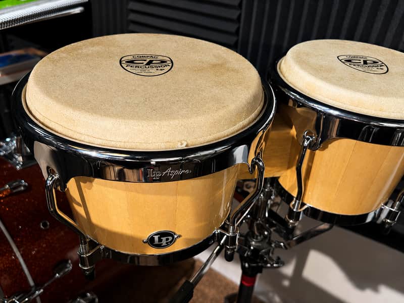 LP Aspire - Natural Bongos Pair image 1