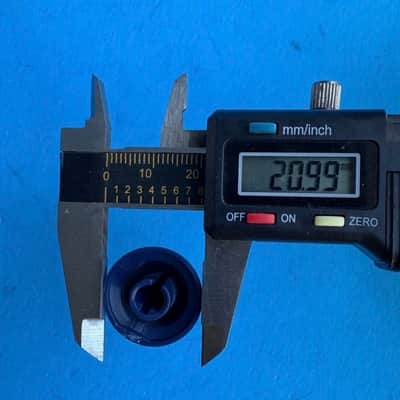 CASIO LK-92TV Lighting Keyboard Replacement Part: Volume Knob Cover Cap BLUE image 6