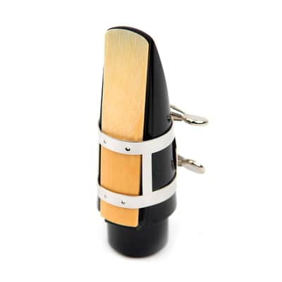 Mint D'Addario Rico RAS1N Ligature for Alto Saxophone, Nickel-Plated, Ligature & Cap image 7