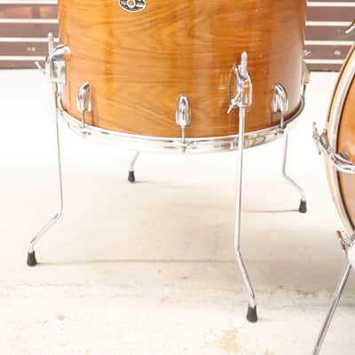 Slingerland 4pc Drum Kit Set Vintage 1970's 24/18/14/13" Mahogany image 13