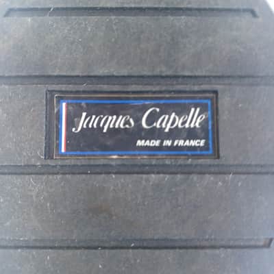 *Jacques Capelle Excalibur Bass Drum Pedal Carbon Fiber Solid Footboard Twin 70s image 2