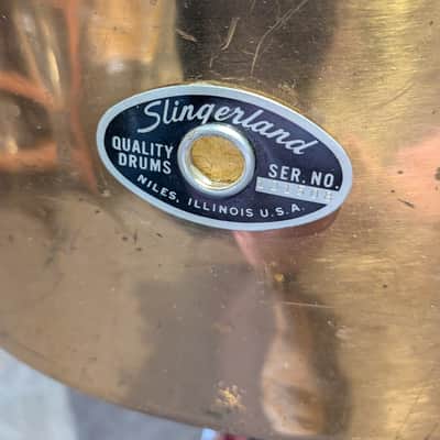 Slingerland 14" Brass Timbale (Vintage) image 2