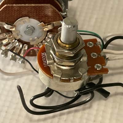 2020's Era MIM Charvel San Dimas Pro Mod So Cal Guitar Complete Electronics Wiring Volume Pot Jack image 5