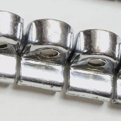 Set of (6) Slingerland Chrome Plated Brass Hoop Clips / Circa 1940s image 1