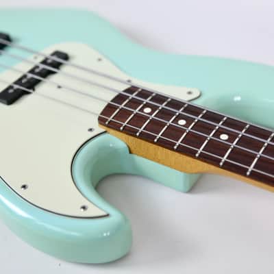 Fender Japan JB62M Pro-Feel Medium Scale Jazz Bass 1993-94 Sonic Blue SBL MIJ image 7