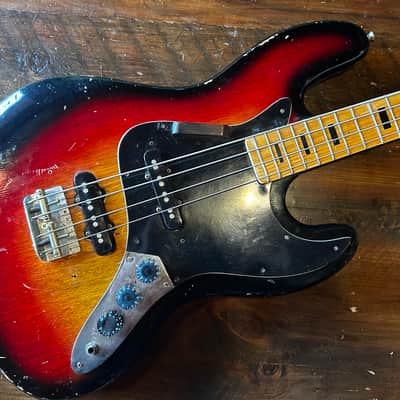 Kent jazz bass 1970s - short scale 30.5"- vintage MIJ J bass image 2