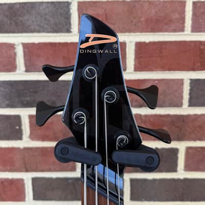 Dingwall JT3 4-String John Taylor Signature Model, Stealth Black w/ Rio Stripes, Nyatoh Body, Maple Neck, Pau Ferro Fretboard, Matching Headstock, Neve Preamp, Gig Bag image 5