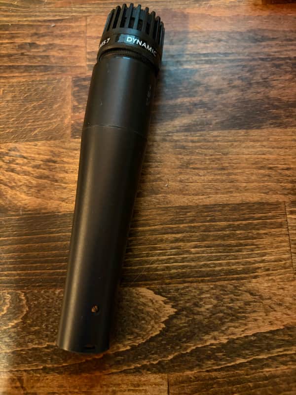 Shure SM57 Cardioid Dynamic Microphone 1984 - Present - Black image 1