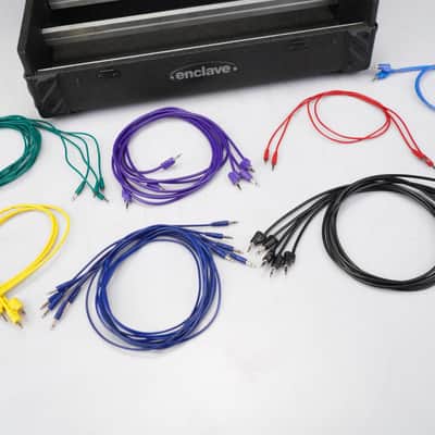 Enclave Flight 12U Portable Eurorack Modular Case w/ Tiptop Patch Cables #58749 image 15