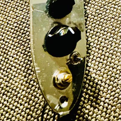 Unbranded Active 3/4 Band Bass Guitar Preamp EQ Module – 4 Knobs, Toggle, Output Jack – DIY Mod 2023 - Silver image 1