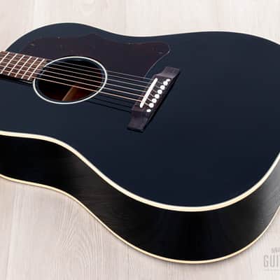 2024 Gibson ‘50s J-45 Original Dreadnought Acoustic Guitar Ebony, Mint w/ Case, Tags image 10