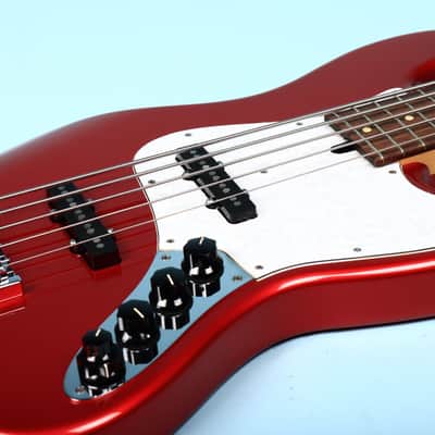 Mike Lull USA V5 5 String Bass Guitar Red 8lbs 13oz image 8