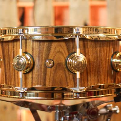 DW 5x14 Collector's Maple 333 Natural Lacquer over Santos Rosewood Snare Drum - SO#1409985 image 3