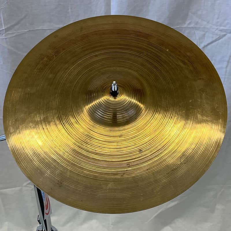 A. Zildjian 14" Small Stamp Crash Cymbal 1957 - 1960 image 1