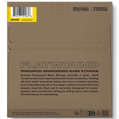 DBFS40100S Stainless Steel Flatwound 40-100 Short Scale Dunlop image 2