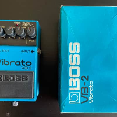 Boss VB-2 Vibrato (Black Label) 1983 W/ Box image 1
