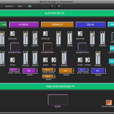 Virtual editor / programmer - Electrix MOFX (MO-FX) - LOGIC v4 - X