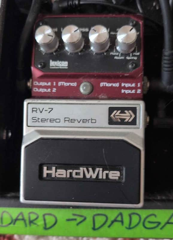 DigiTech Hardwire RV-7 Stereo Reverb