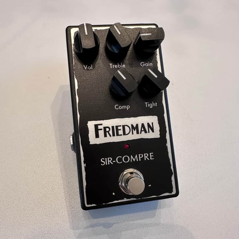 Friedman Sir-Compre Optical Compressor with Overdrive 2010s - Black image 1