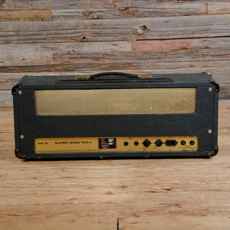 Marshall JMP 1992 MK II Super Bass 2-Channel 100-Watt Guitar / Bass Amp Head 1975 - 1981 image 2